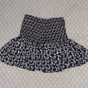 smock flowy skirt with fun print